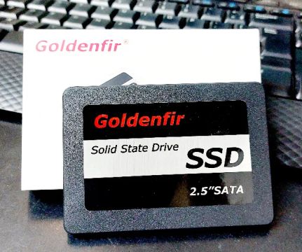 SSD 256GB Goldenfir 2.5" Sata3 Preto Pronta Entrega Novo!