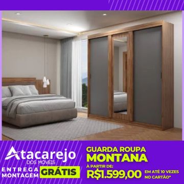 Guarda Roupa Casal Entrega e Monta Grátis 