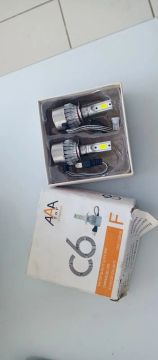 Lâmpadas LED H7 C6 72W 7200LM