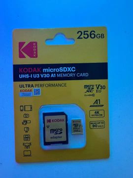 Cartão de memória 256gb kodak