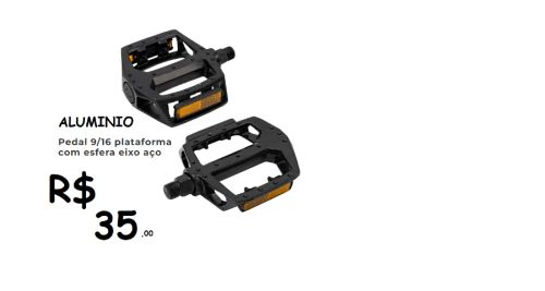 Par Pedal aluminio ciclista 9/16