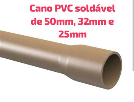 Tubo/Cano PVC água 25mm 6m