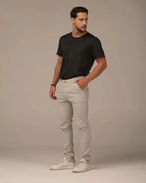 Calça masculina sport fino com elastano 