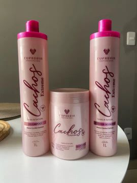 Kit Cachos Extreme Euphoria Professional - Cabelos Definidos e Hidratados