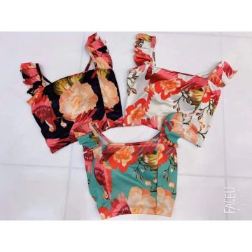 Cropped feminino Estampado