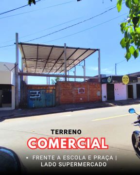 Terreno comercial - Rua Catiguá - em frente a escola 