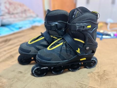 Patins Inline Adulto - Tamanho Ajustável 37 ao 40