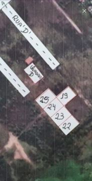 Terreno com 2 lotes à venda medindo 12 X 30 cada um.