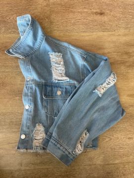 Jaqueta Jeans Oversized Plus Size
