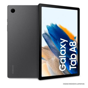 Samsung galaxy TabA8 64gb cinza+capinha protetora preta 