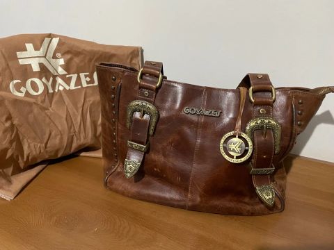 Bolsa de Couro Legítima - Goyazes