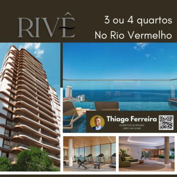 Rivê, 3 Ou 4 Quartos Sendo 2 Suítes Opções De 97M² E 143M² No Rio Vermelho. H1RBEH