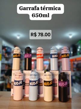 Garrafa Térmica 650ml - Acampamento