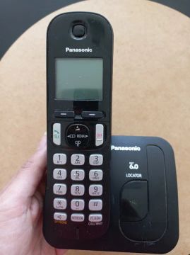 Telefone Fixo Sem Fio Panasonic Preto