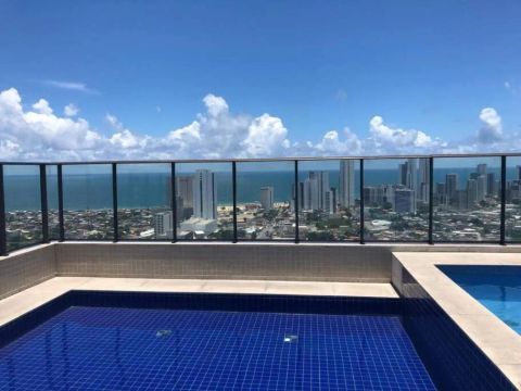 APARTAMENTO 2 QUARTOS NO PINA, 54M2, MOBILIADO, NO BEACH CLASS