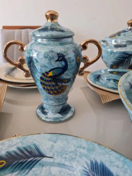 Igbá Ibá de Logun Edé de luxo - Porcelana fina 11 peças
