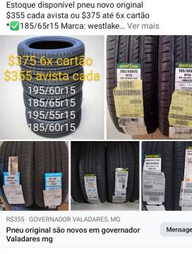 Pneu original novos r15