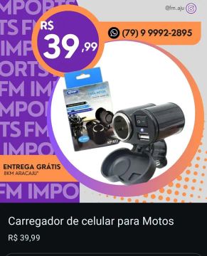 Carregador de celular para Motos 39,99