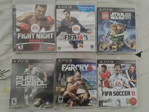 6 jogos de PS3