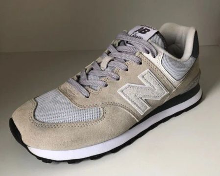 Tênis New Balance Couro/Camurça - Modelo 574 - BAIXEI PRA VENDER