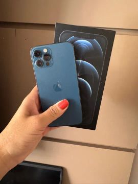 iPhone 12 Pro 128 gb semi novo com caixa Azul 
