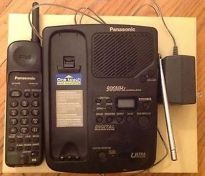 Telefone Secretária Eletrônica Digital Panasonic Perfeito Estado conservação funcionamento