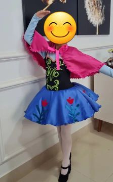 Vestido Fantasia Frozen Infantil