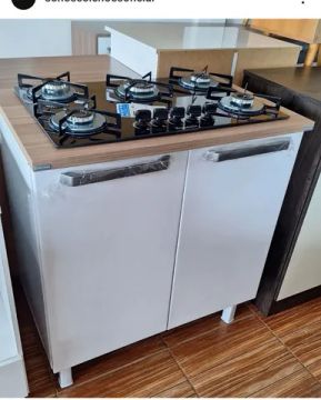BALCÃO DE AÇO PARA COOKTOP 