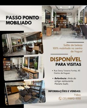 [Passo Ponto] Salão de Beleza Completo - 100% Mobiliado