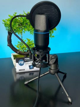 Microfone Condensador c/ Pop Filter