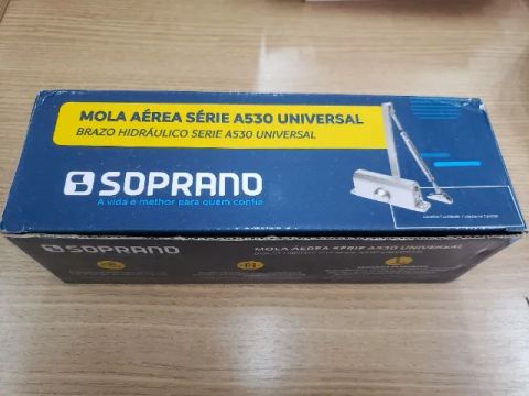 Mola Aérea Para Porta - A530 F2 Prata - Soprano