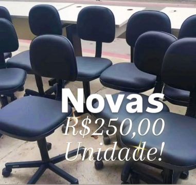 Cadeiras de Escritório Novas - R$250,00