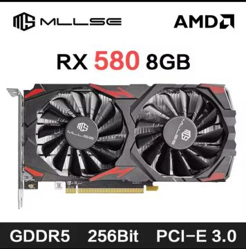 Placa de Vídeo RX 580 8GB GDDR5 - MSI