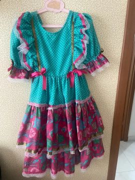 Vestido Infantil Festa Junina
