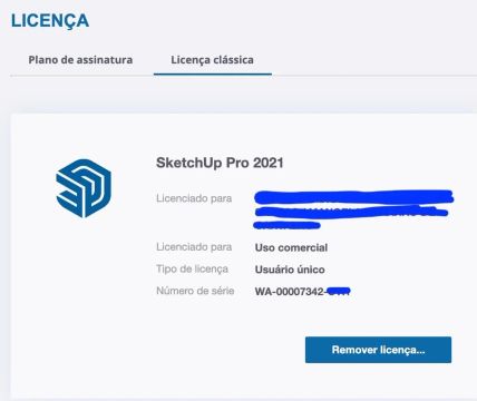 SketchUp Pro 2021 - Licença vitalícia comercial 