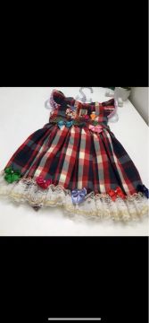 Vestido de Festa Junina Infantil 1 ano