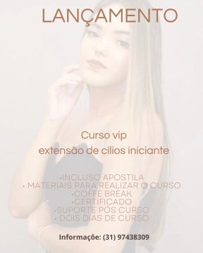 Curso extensão de cílios 