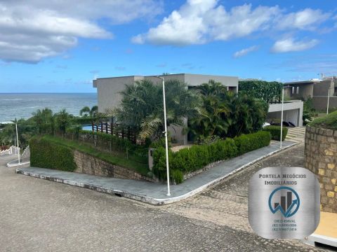 Condo. em Jacarecica, 5 suítes, vista mar, escritório, 3 vagas, mobiliado, piscina, espaço
