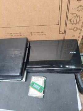 Lote de Notebook e telas 