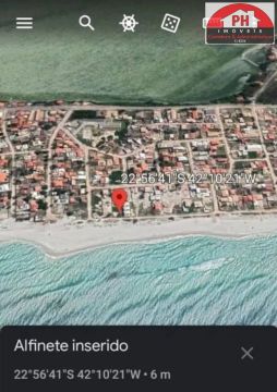 Terreno frente ao mar, Arraial do Cabo - 800 m²