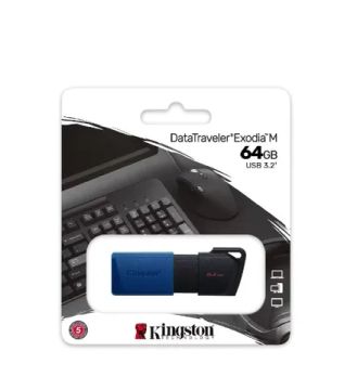 Pen drive kingston datatraveler exodia m 64gb usb 3.2 dtxm64gb Original