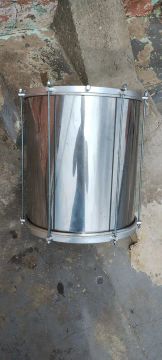 Repique Mor de inox aro 14, 3 surdos de madeira um aro 22, outro 18 e 18