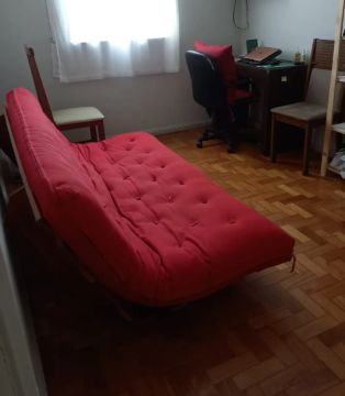 Sofá cama de futton - sofá 3 lugares - cama de casal