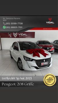 Peugeot/208 Griffe 1.6 Flex 16V 5p Aut. 2023 Gasolina