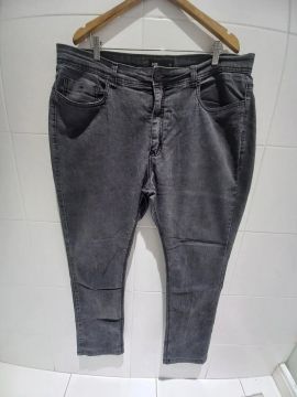Calça Jeans Masculina Cinza - Tamanho 54