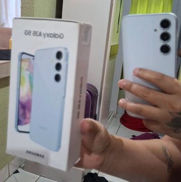 Celular Galaxy A35 5G novo na caixa