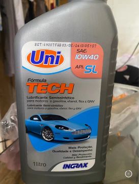 Óleo Lubrificante Uni Tech 10W40 1 Litro Semissintético