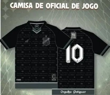 Camisa ABC Oficial de jogo- Nota potiguar- TAM G