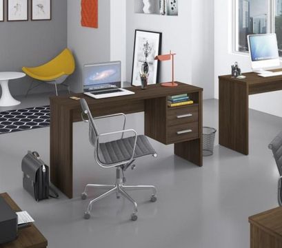 Nova escrivaninha Pro Mesa modelo Irlanda 02 gavetas = Entrega grátis + montagem