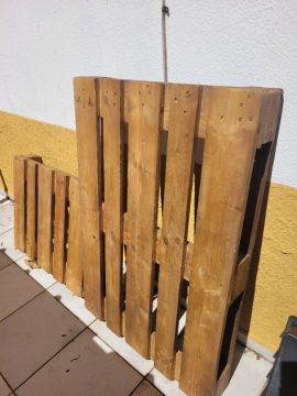 Dois pallet / palet / palete - 80x120cm o par para cama de solteiro